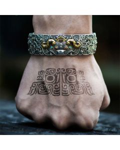 Buddha Stones FengShui Engraving PiXiu Blessing Bracelet Bangle - PiXiu