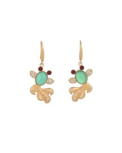 FengShui Jade Koi Fortune Earrings - Jade