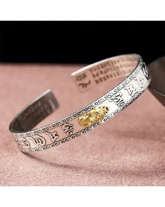 Buddha Stones FengShui Lucky PiXiu Wealth Bracelet - Lotus