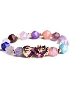 FengShui PiXiu Amethyst Luck Bracelet - Amethyst