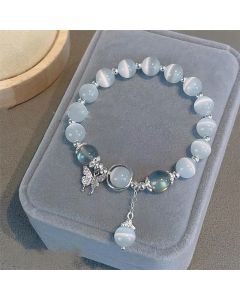 FREE Today: Bring Positive Energy Butterfly Cat's Eye Chrysoberyl Bracelet - Cat's Eye&Moonstone Star