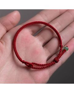 FREE Today: Love Strength Red String Jade Bracelet - Red String / 20cm