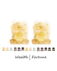 Buddha Stones Handmade Cute PiXiu Gold Coin Crystal Fengshui Energy Wealth Fortune Home Decoration - Golden Rutilated Quartz