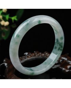 Buddha Stones Jade Luck Blessing Prosperity Bracelet Bangle - 60-61mm