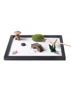 Buddha Stones Koi Fish Small Bridge Grass Landscape Peace Meditation Zen Garden Decoration - Koi Fish Zen Garden