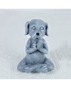 Buddha Stones Meditating Zen Dog Cat Frog Decoration - Meditation Frog 12.8CMX5.5CMX10.3CM(300g)
