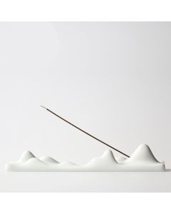 Buddha Stones Mountain Cloud Meditation Balance Incense Holder - Incense