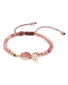 Buddha Stones Natural Crystal Charm Lucky Healing Bracelet - Green Aventurine