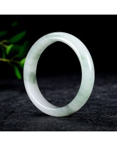 Natural Jade Luck Healing Bangle Bracelet - 60-62mm