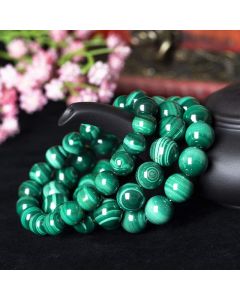 Buddha Stones Natural Malachite Protection Calmness Bracelet - 12mm