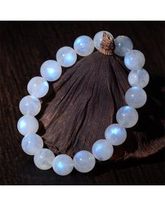 Buddha Stones Natural Moonstone Prosperity Bracelet - Grade A / 7mm(Wrist Circumference 14-17cm)