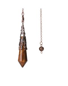 Buddha Stones Natural Tiger's Eye Stone Healing Necklace - Black Onyx