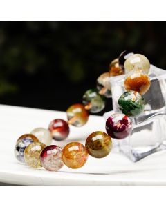 Buddha Stones Natural Various Gemstone Crystal Love Bracelet - Various Crystal Bracelet