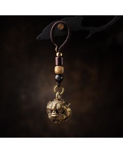 Buddha Stones PiXiu Wealth Copper Key Chain - PiXiu Metal Ring