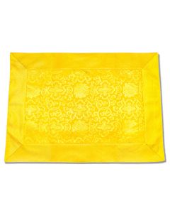Prayer Altar Flower Dragon Pattern Tibetan Auspicious Symbols Jacquard Mat - Dragon / 70cm*70cm
