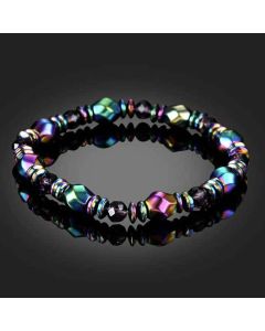 Buddha Stones Rainbow Hematite Wellness Bracelet - 2