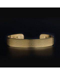 Buddha Stones Shurangama Mantra Engraving Titanium Steel Blessing Bracelet - Peachpuff / Large