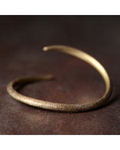 Buddha Stones Simple Design Copper Luck Adjustable Cuff Bracelet - Small 55mm&Large 63mm Bracelet