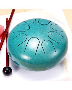 Buddha Stones Steel Tongue Drum Sound Healing Meditation Yoga Drum Kit - DodgerBlue