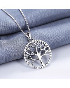 Buddha Stones The Tree of Life 925 Sterling Silver Creation Necklace Pendant - The Tree of Life