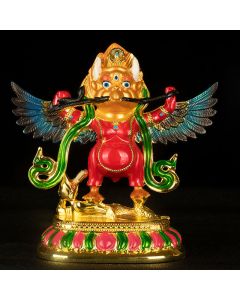 Buddha Stones Tibet Garuda Bird Alloy Keep Evil Spirits Away Home Decoration - Golden Garuda Bird