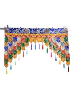 Tibetan Five Colors Hanging Curtain Prayer Altar Healing Meditation Curtain - 100*60cm
