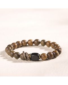 Buddha Stones Tibetan Green Sandalwood Crystal Soothing Peace Bracelet - Wrist Mala