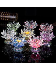 Tibetan Lotus Candlestick Ornament - Candle