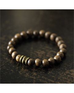 Buddha Stones Tibetan Sandalwood Protection Bracelet - 17-17.5cm