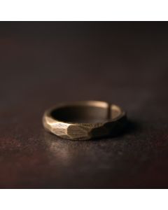 Buddha Stones Tibetan Simple Design Copper Wealth Ring - 49.6mm / 10mm