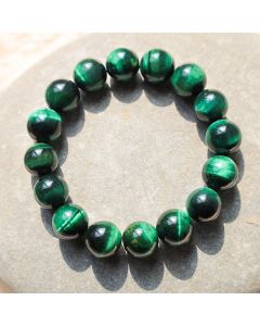 Buddha Stones Tiger Eye Growth Healing Energy Bracelet - Tiger Eye / 12mm