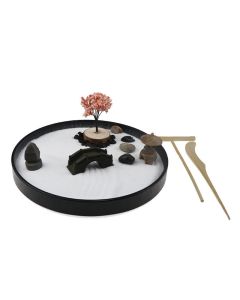 Buddha Stones Tree Small Bridge Landscape Meditation Calm Zen Garden Decoration - Zen Garden