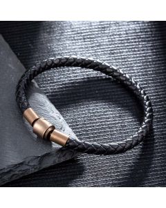 Buddha Stones Vintage Leather Rope Luck Braid String Bracelet - 5mm Brown 21cm